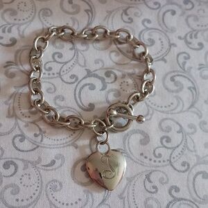 Brighton Silver Tone Link Bracelet